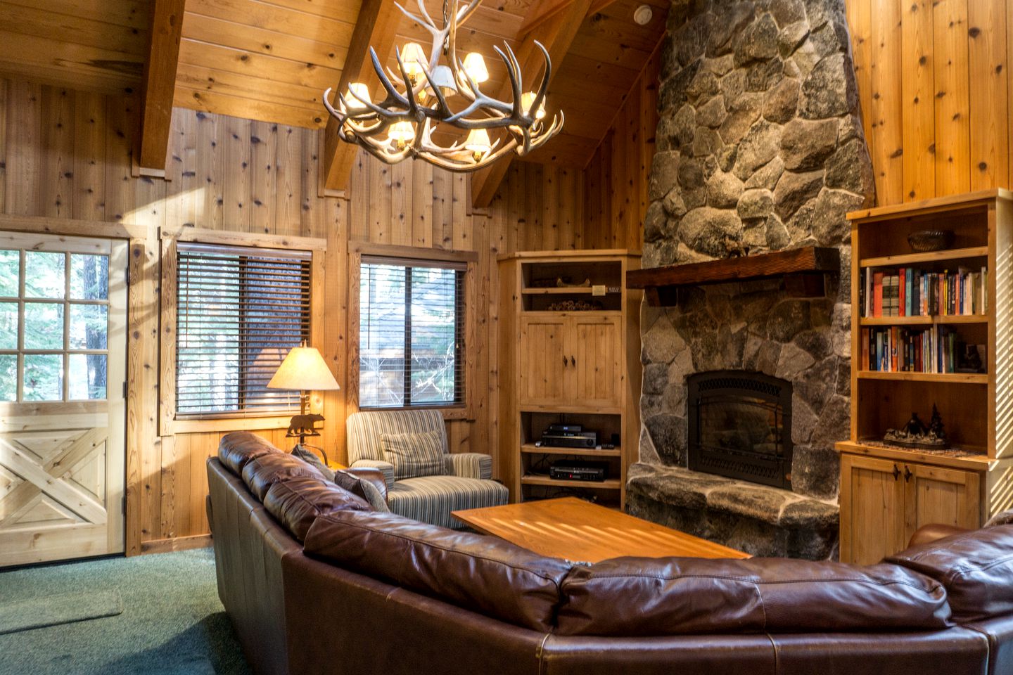 Stately Luxury Cabin Rental with a Fireplace near Northstar Resort, California