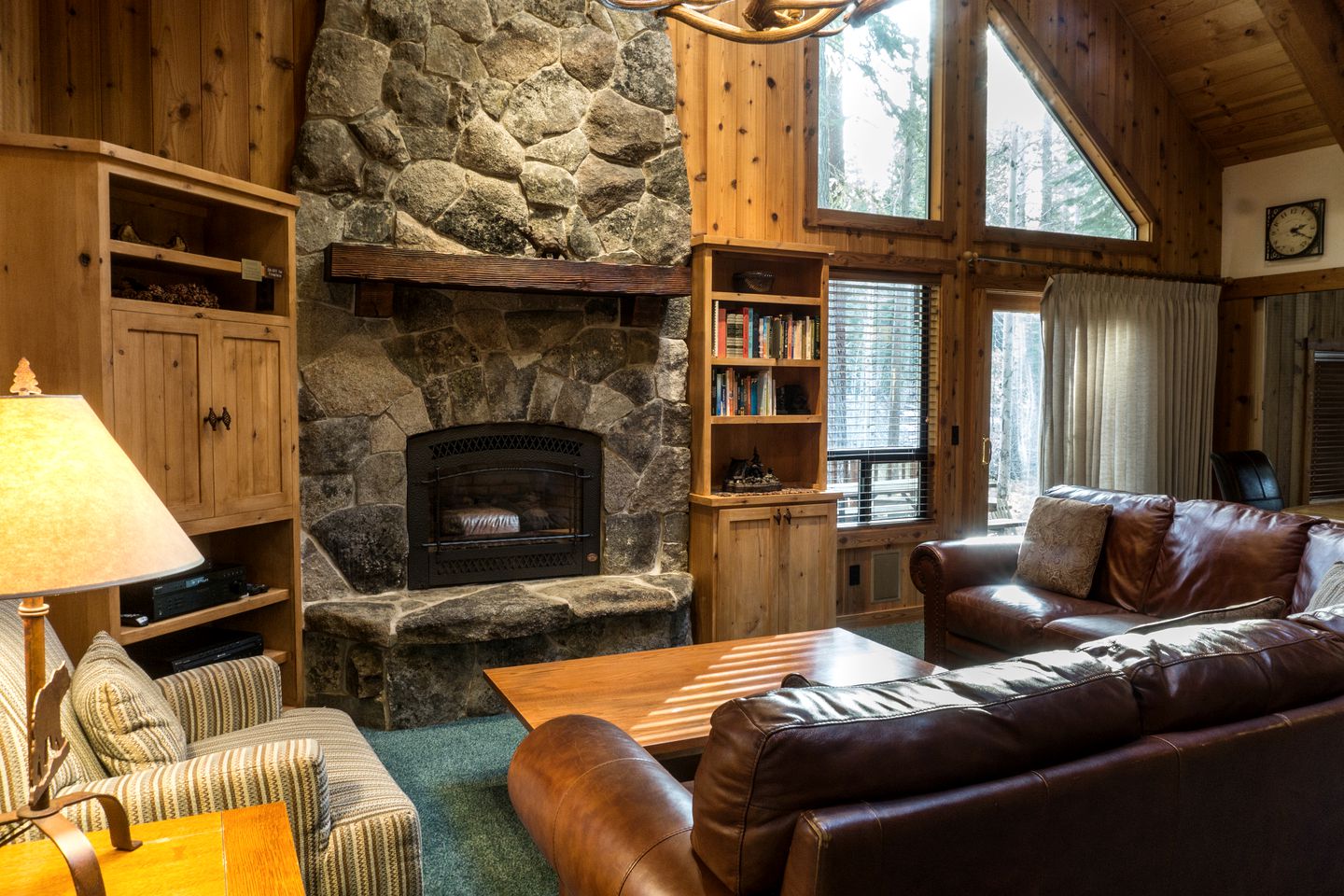 Stately Luxury Cabin Rental with a Fireplace near Northstar Resort, California