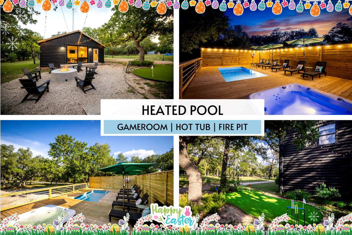 Spacious and Pet Friendly Log Cabin for Sixteen Guests in Fredericksburg, Texas