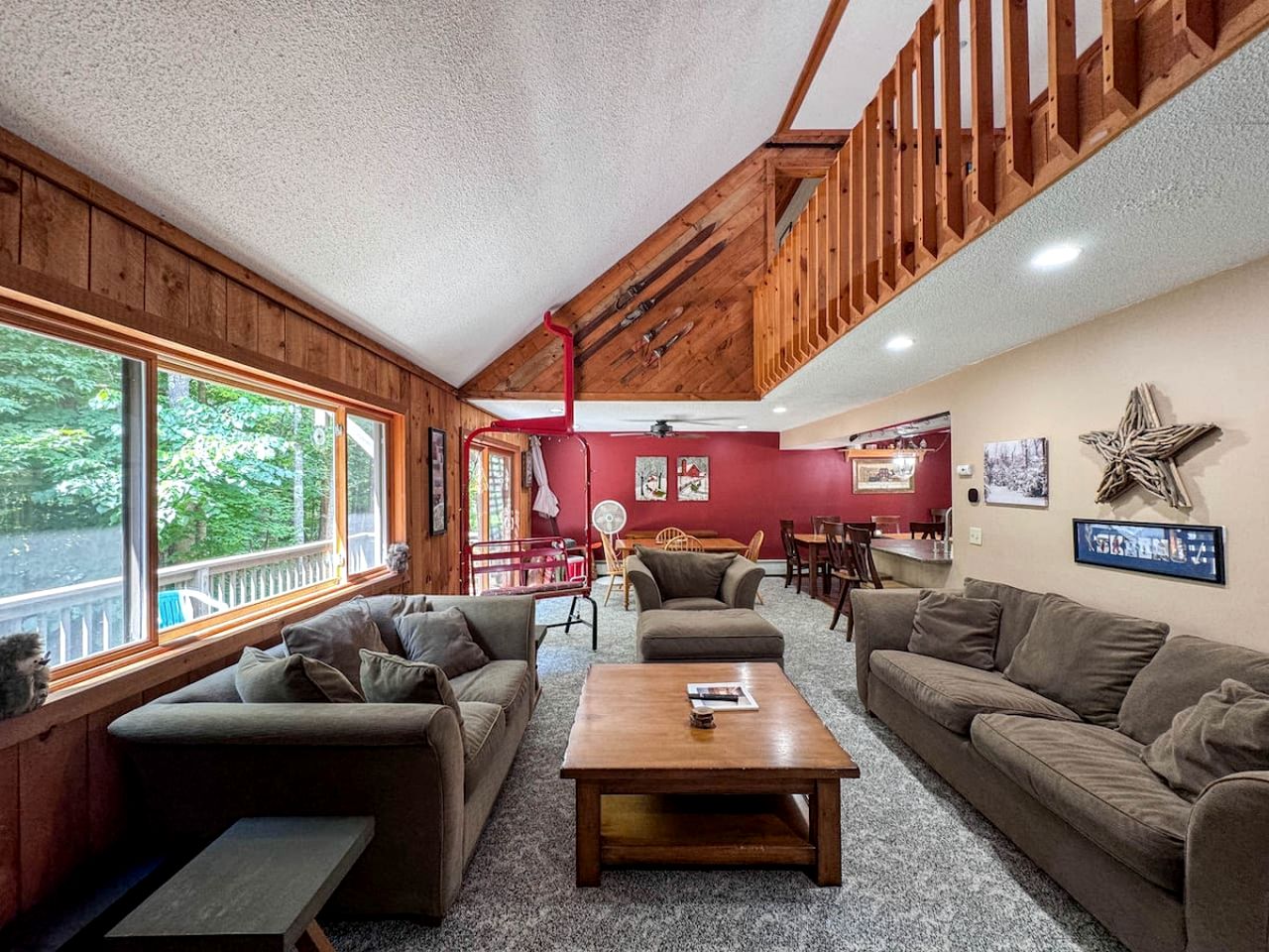 Spectacular Cottage with Fireplace and Swimming Pool in Bartlett, New Hampshire