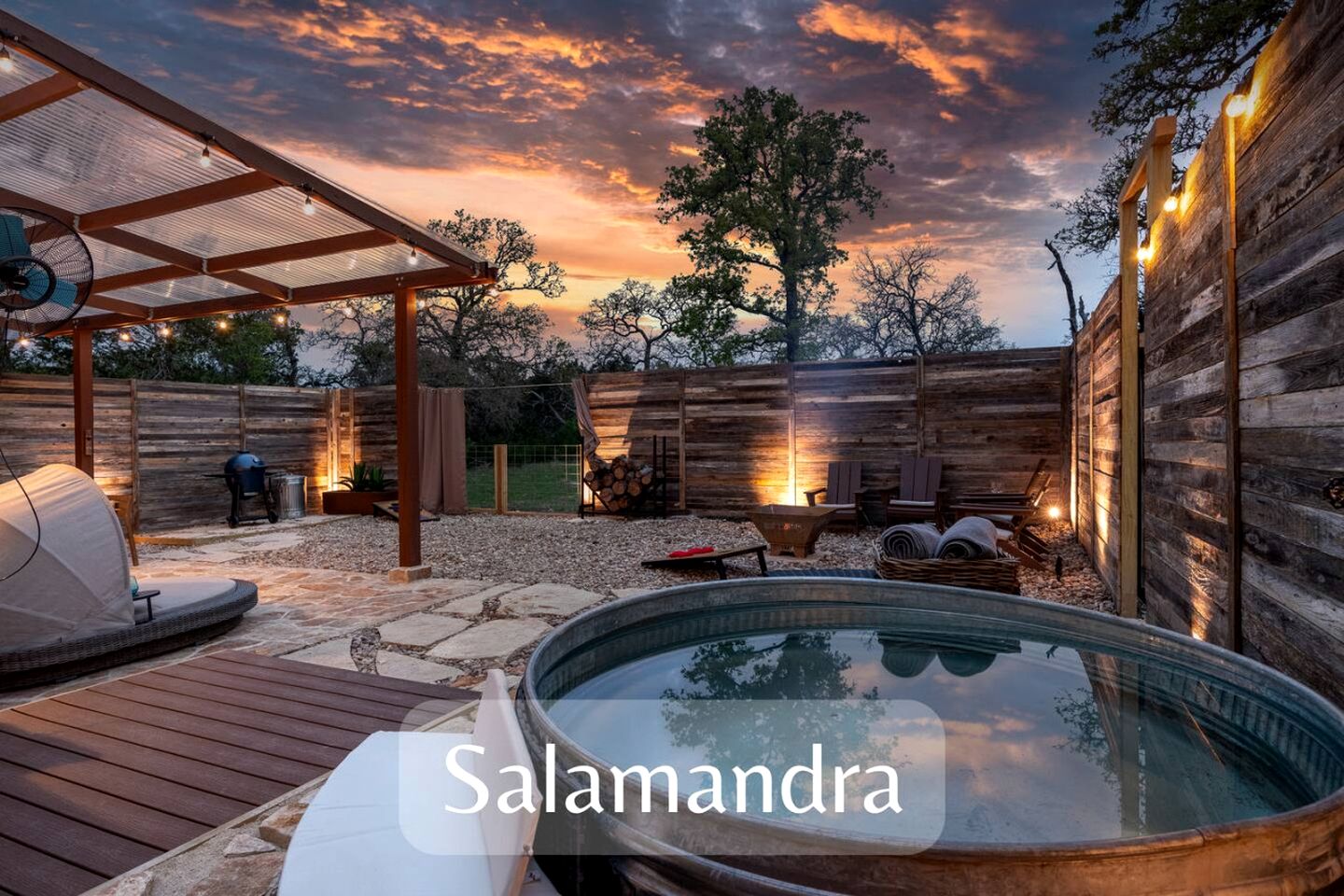 A+ Privacy | Romantic Lux | Sauna | Hot/Cold Pool in Texas