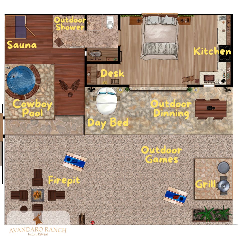 A+ Privacy | Romantic Lux | Sauna | Hot/Cold Pool in Texas