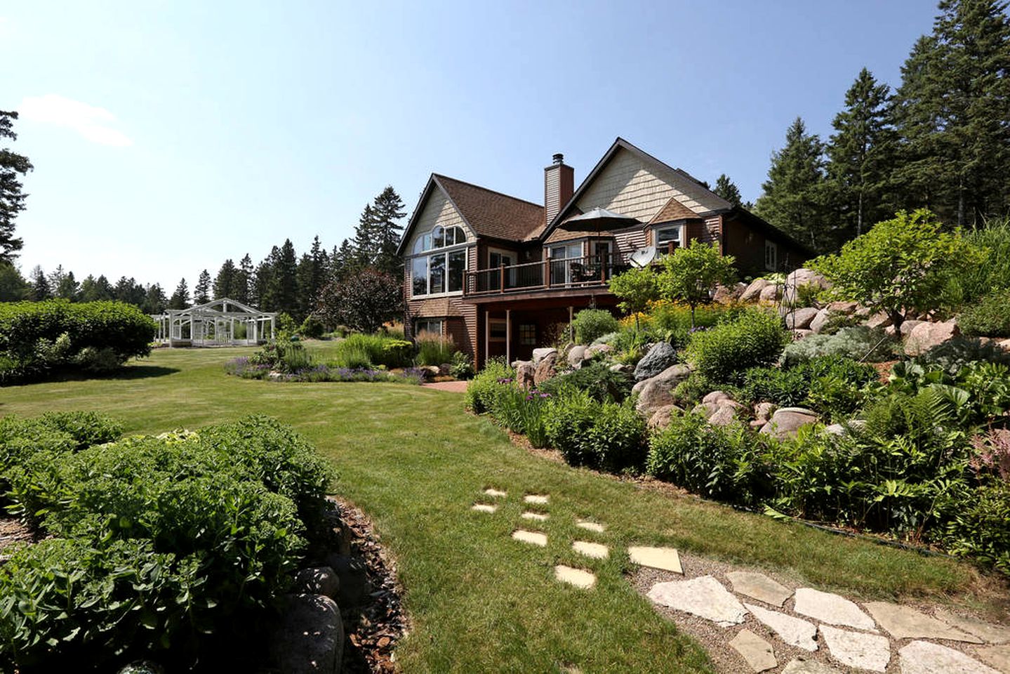 Four-Bedroom Luxury Vacation Rental on 80 Private Acres near Granite Peak, Wisconsin