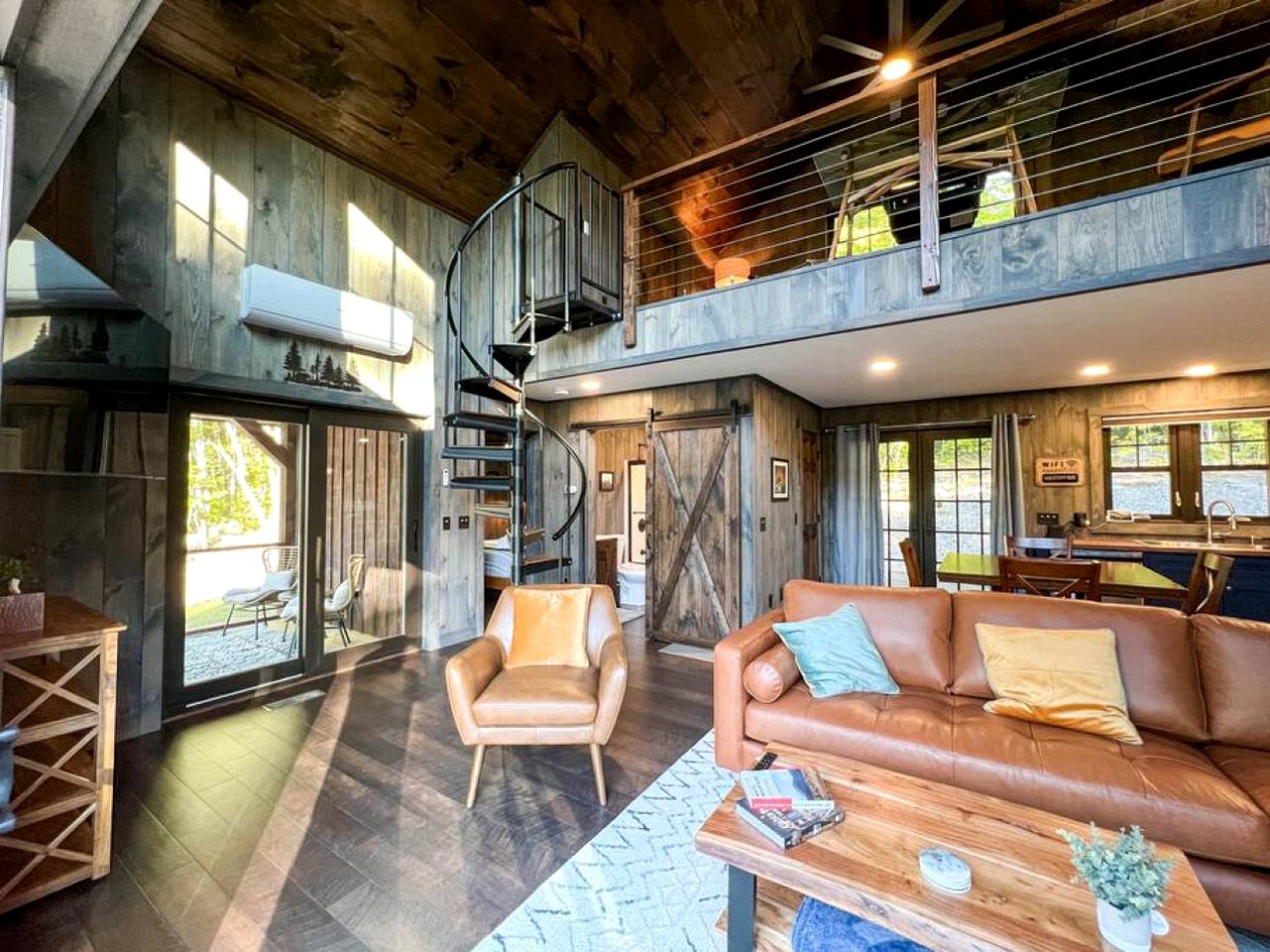 Spectacular Modern Barn Nestled in the Trees in Bridgton, Maine