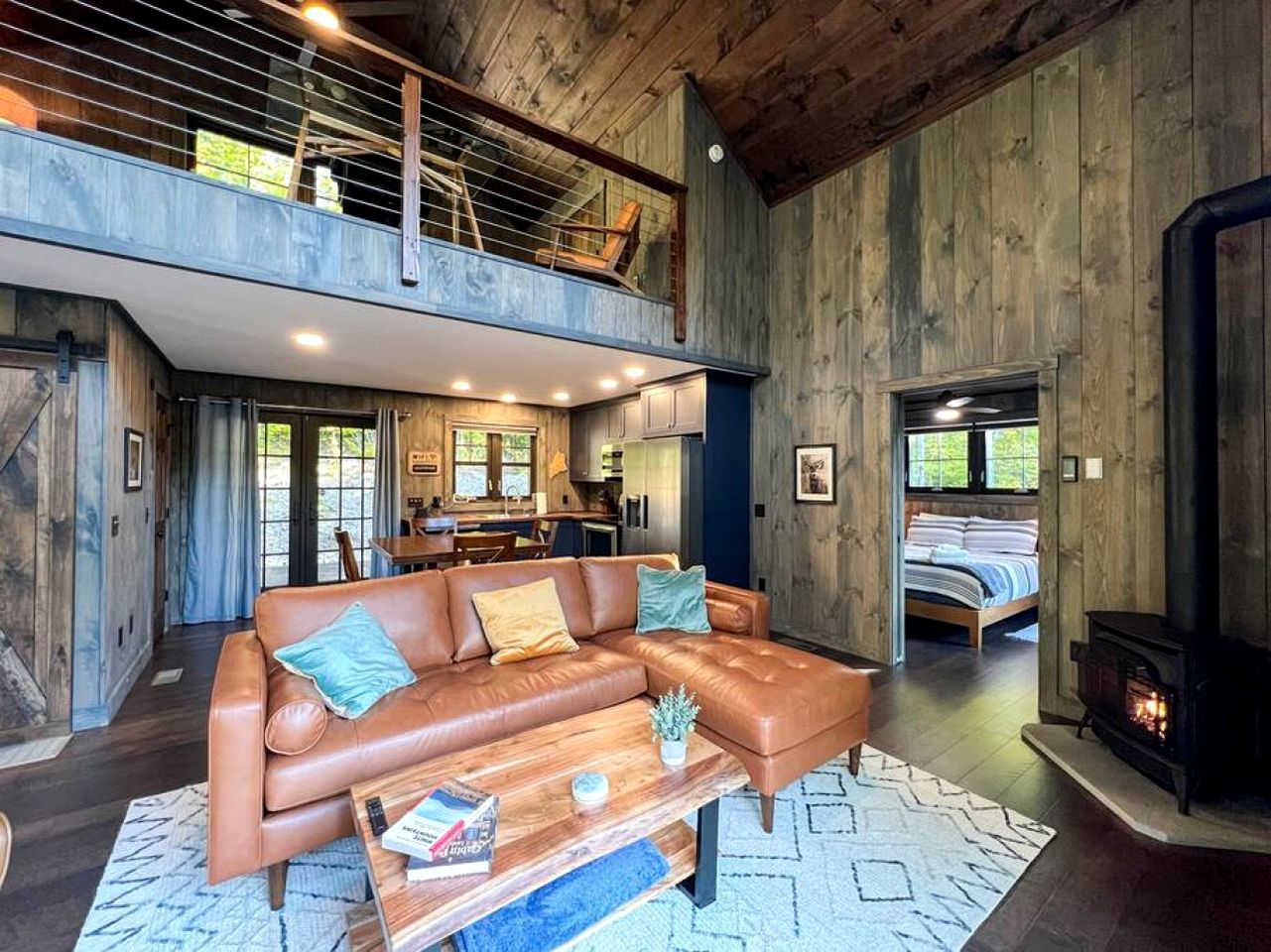 Spectacular Modern Barn Nestled in the Trees in Bridgton, Maine