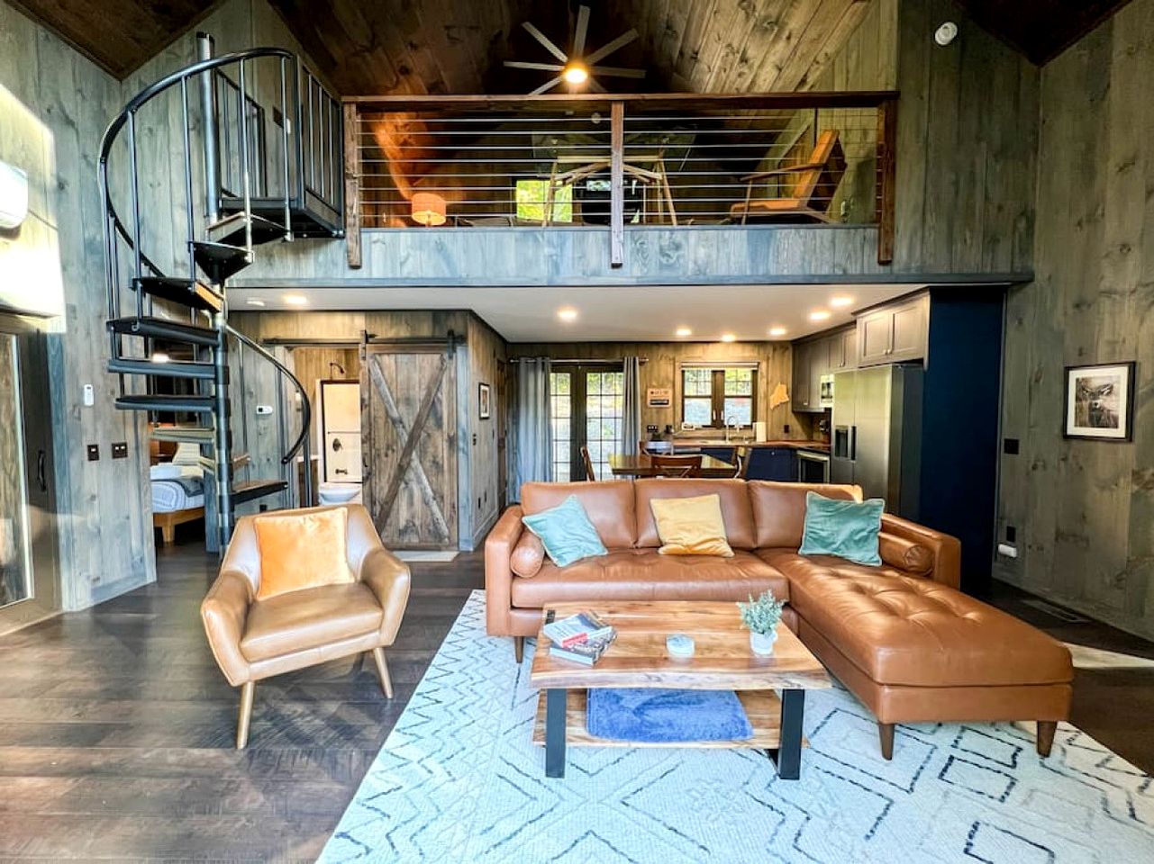 Spectacular Modern Barn Nestled in the Trees in Bridgton, Maine