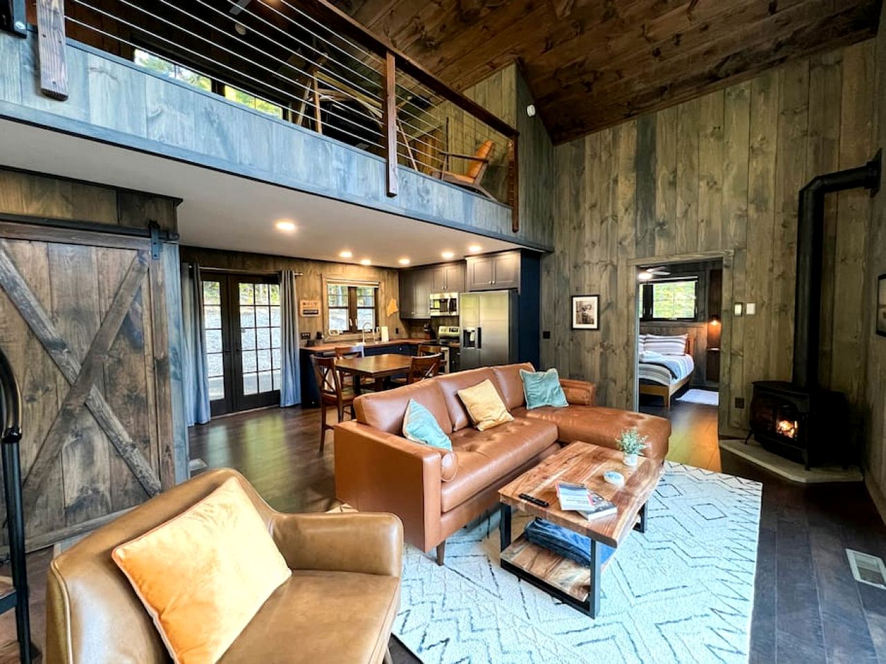 Spectacular Modern Barn Nestled in the Trees in Bridgton, Maine