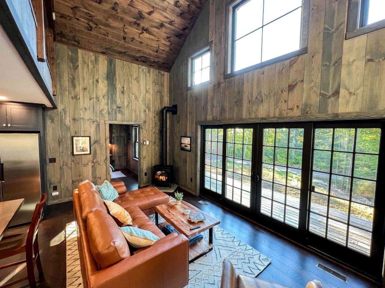 Spectacular Modern Barn Nestled in the Trees in Bridgton, Maine