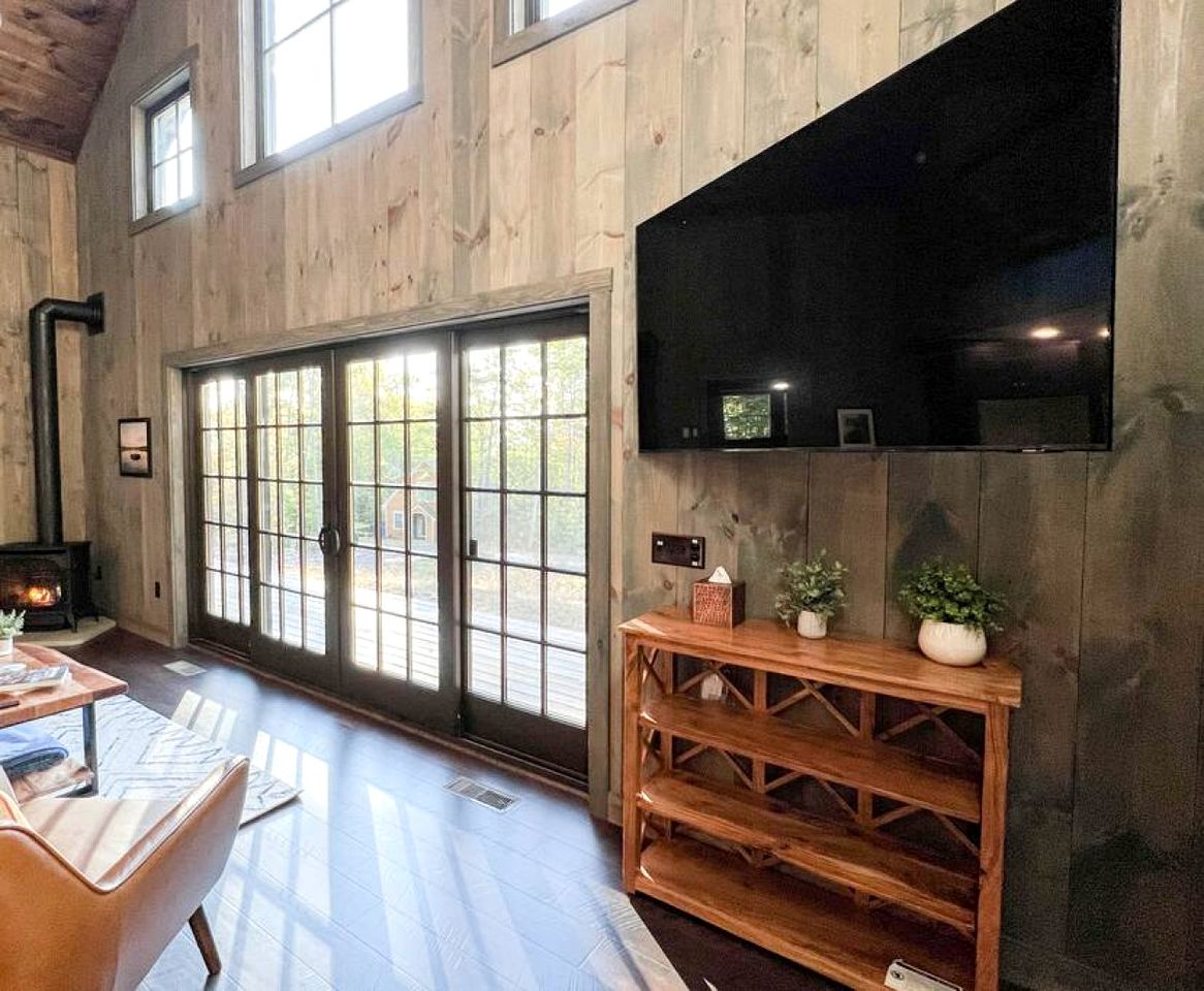 Spectacular Modern Barn Nestled in the Trees in Bridgton, Maine