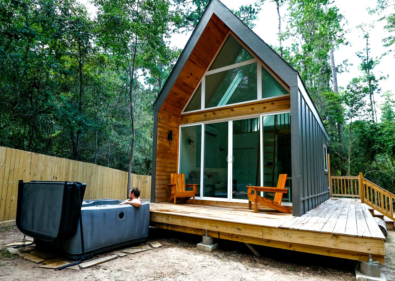 Luxury Cabin with Private Hot Tub - Cueta, Montgomery, TX