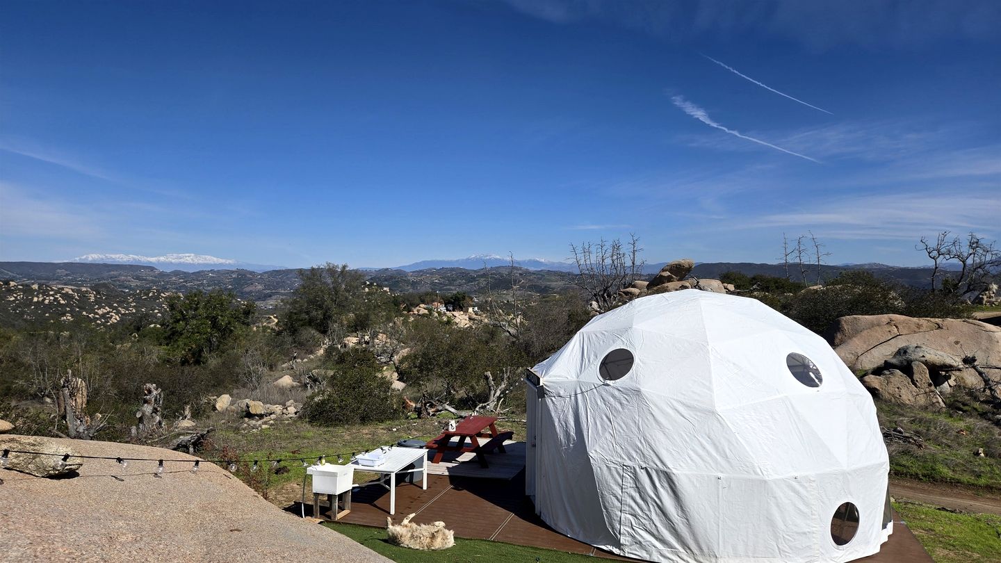 Enchanting Dome Escape – Unique 1BR Stay in Fallbrook, CA