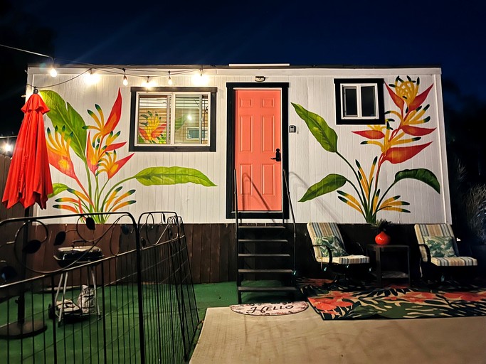 Romantic Hillside Tiny House with Scenic Views & Private Patio Near San Diego, El Cajon CA