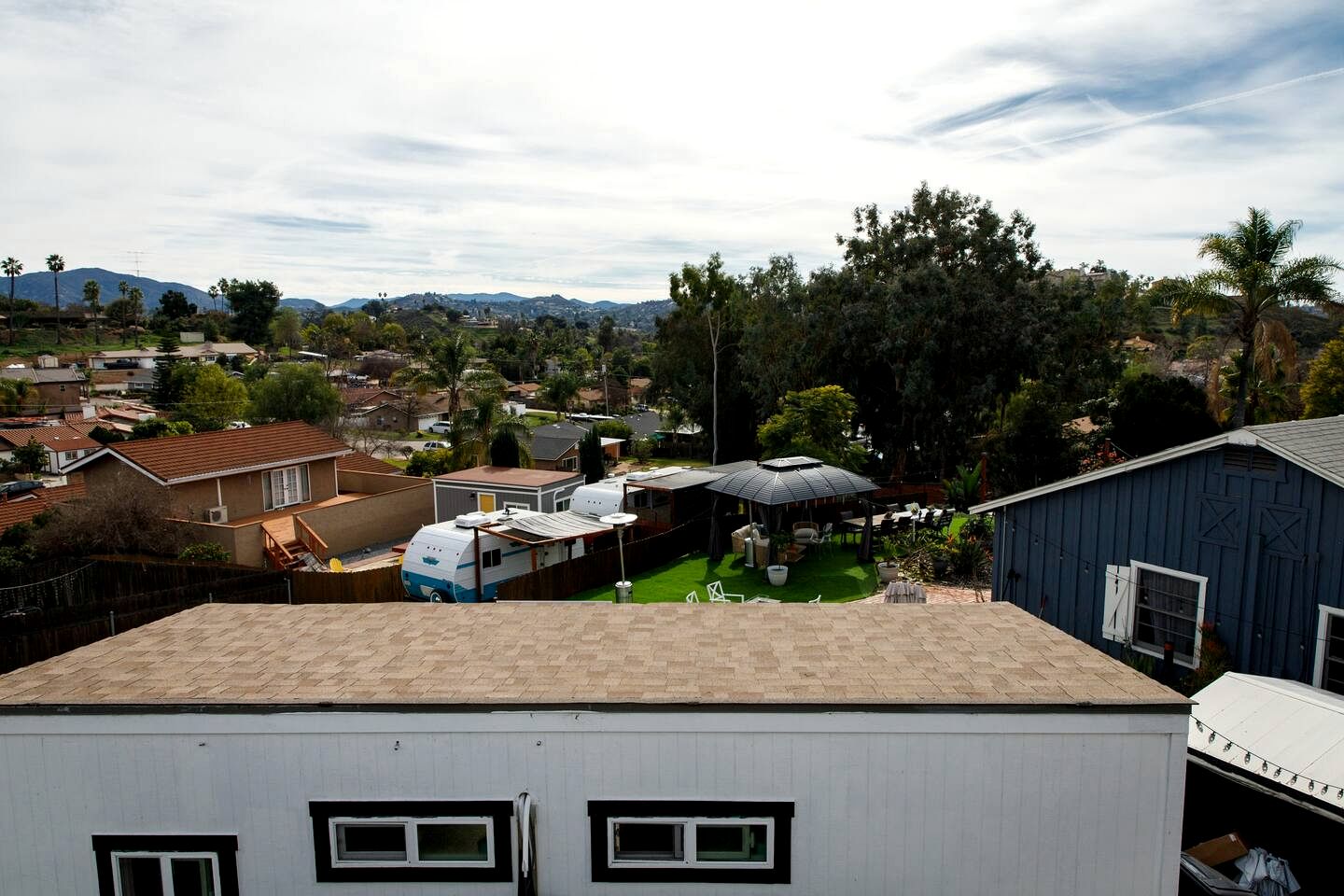 Romantic Hillside Tiny House with Scenic Views & Private Patio Near San Diego, El Cajon CA