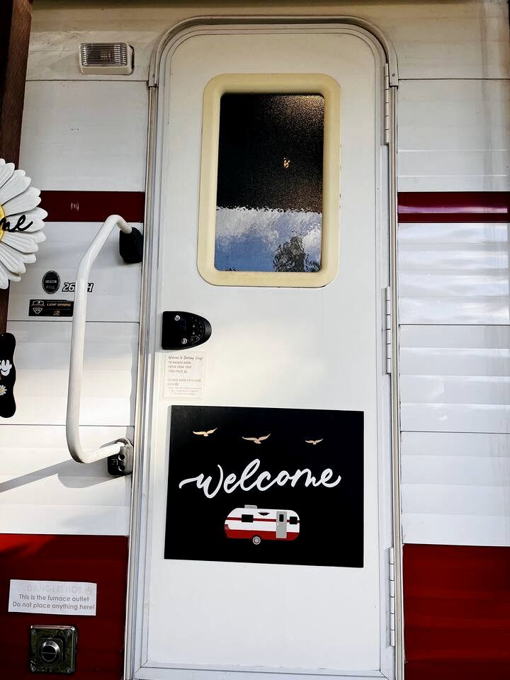 Bright Retro Family Trailer with Vintage Charm & Private Yard Near San Diego Attractions, El Cajon CA