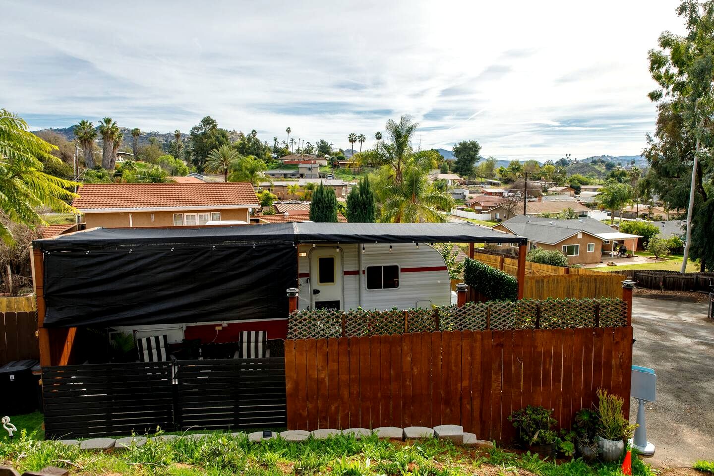 Bright Retro Family Trailer with Vintage Charm & Private Yard Near San Diego Attractions, El Cajon CA