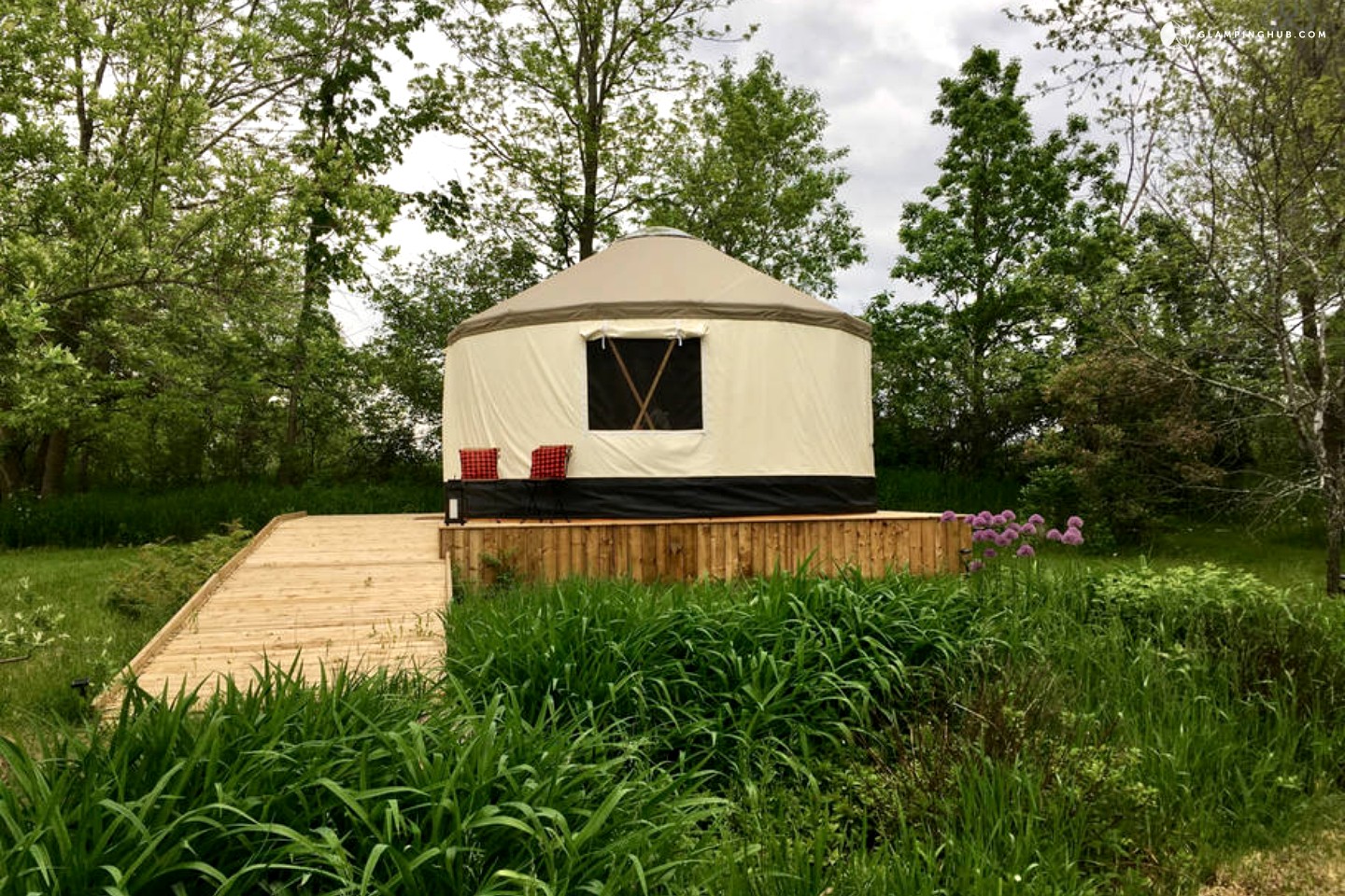 Yurt Rental near Cornwall, Ontario
