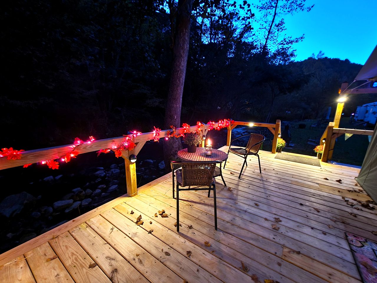 Impressive Secluded Tented Cabin with Fire Pit in Del Rio, Tennessee