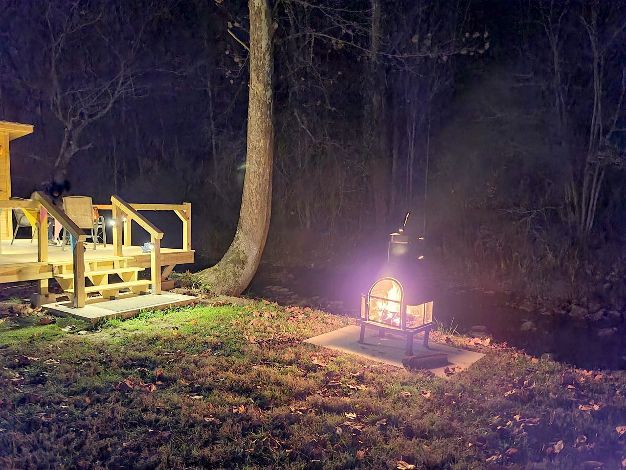 Impressive Secluded Tented Cabin with Fire Pit in Del Rio, Tennessee