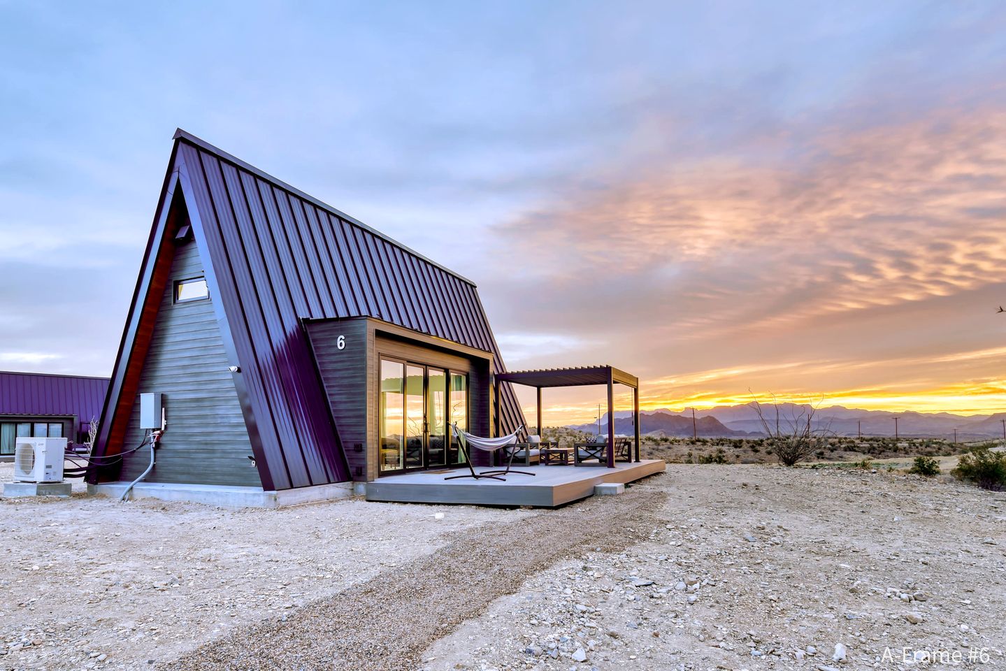 Chic A-Frame with Fire Pit in Terlingua, Texas
