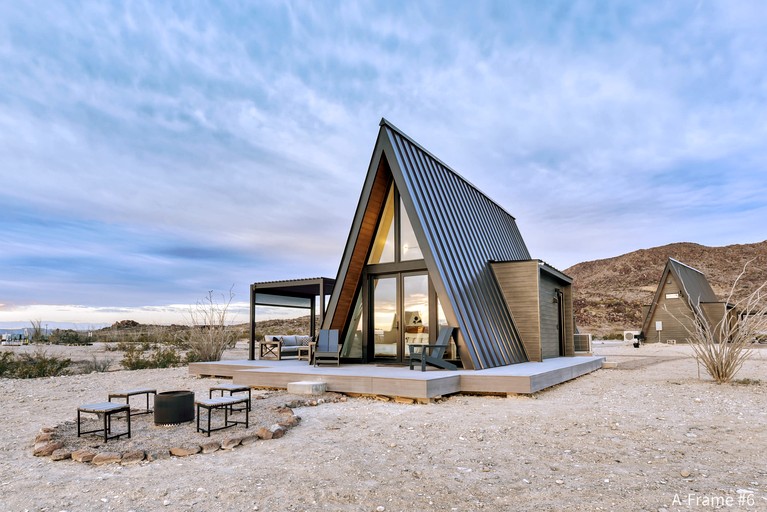 Chic A-Frame with Fire Pit in Terlingua, Texas