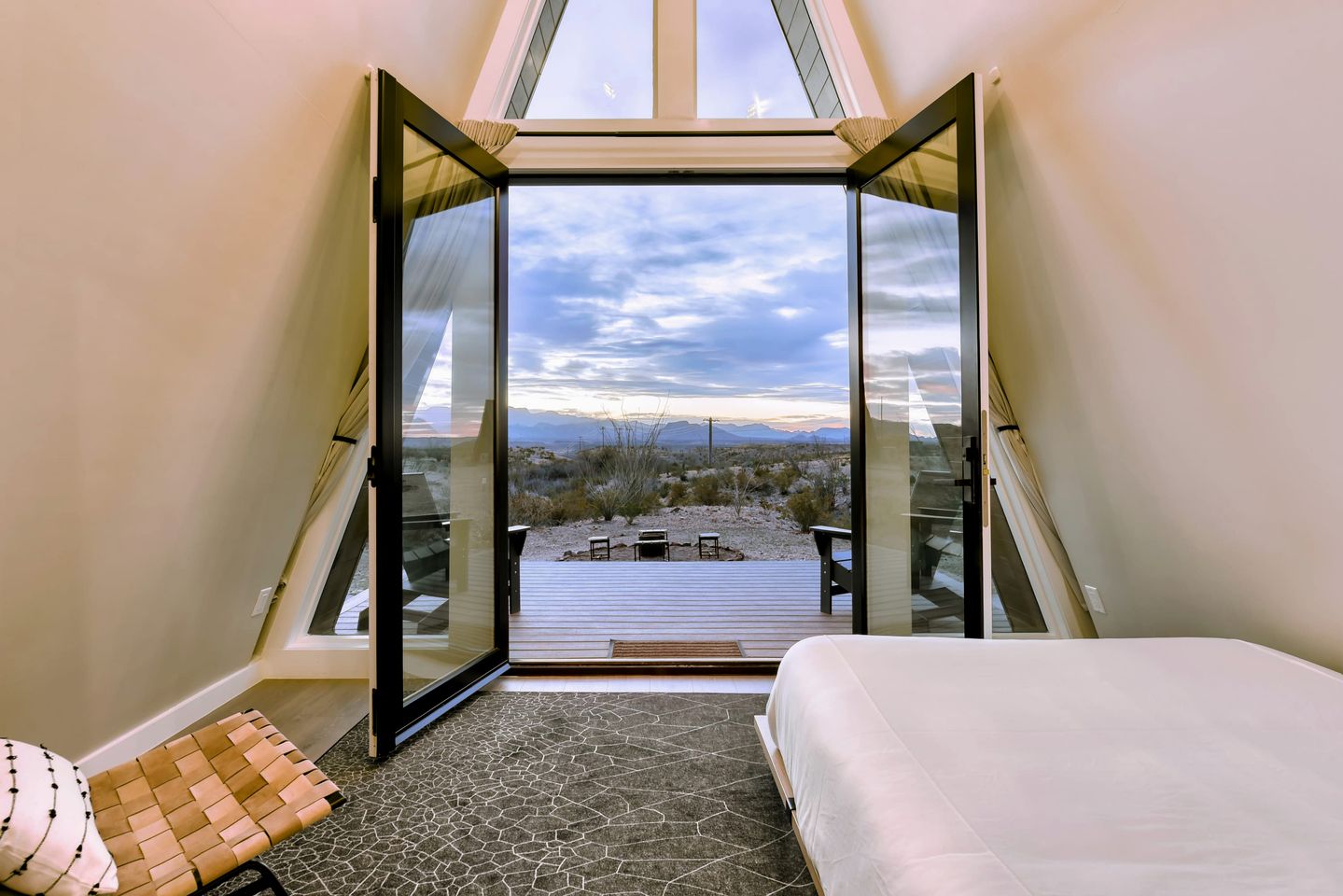 Picturesque A-frame Beautifully Design in Terlingua, Texas
