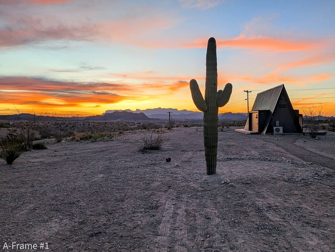 A-frames (United States of America, Terlingua, Texas)