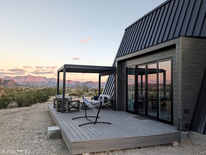 A-frames (United States of America, Terlingua, Texas)