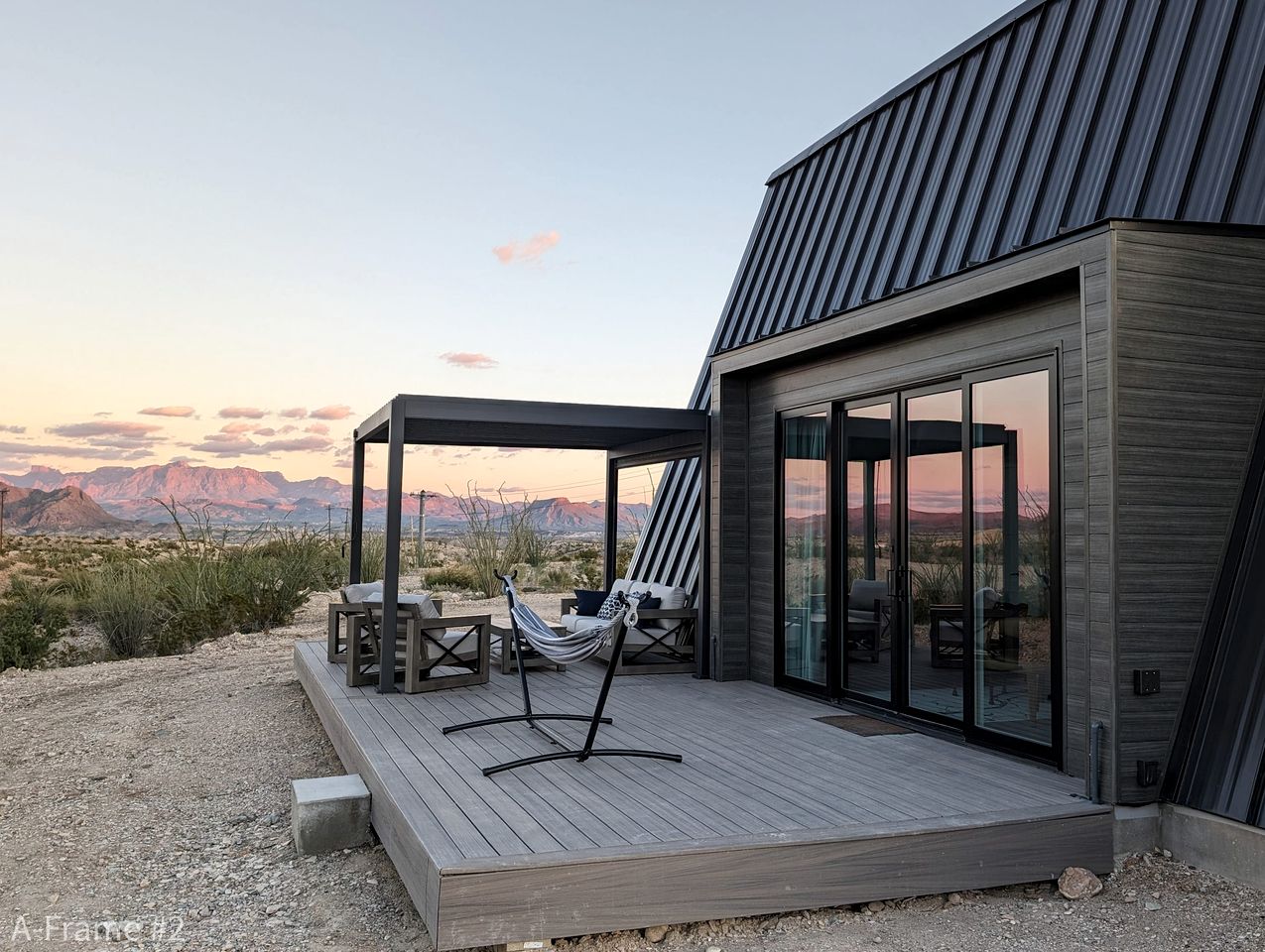 Amazing A-Frame Comfortable for Four in Terlingua, Texas