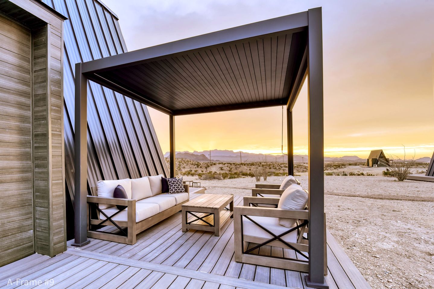 Serene A-Frame Perfect to Fully Disconnect in Terlingua, Texas