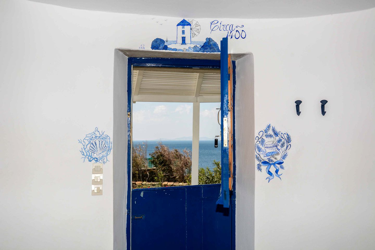 Unique Cottage Rental Inside a Renovated Windmill on the Greek Island of Tinos