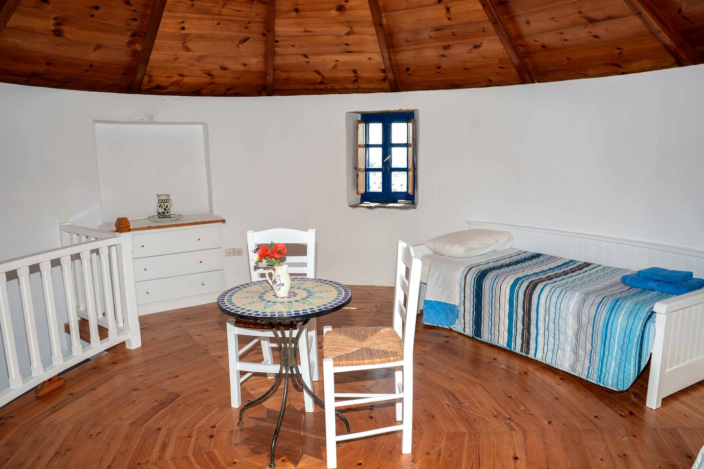 Unique Cottage Rental Inside a Renovated Windmill on the Greek Island of Tinos