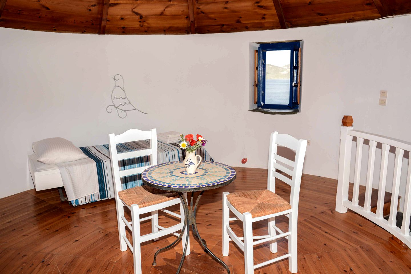 Unique Cottage Rental Inside a Renovated Windmill on the Greek Island of Tinos