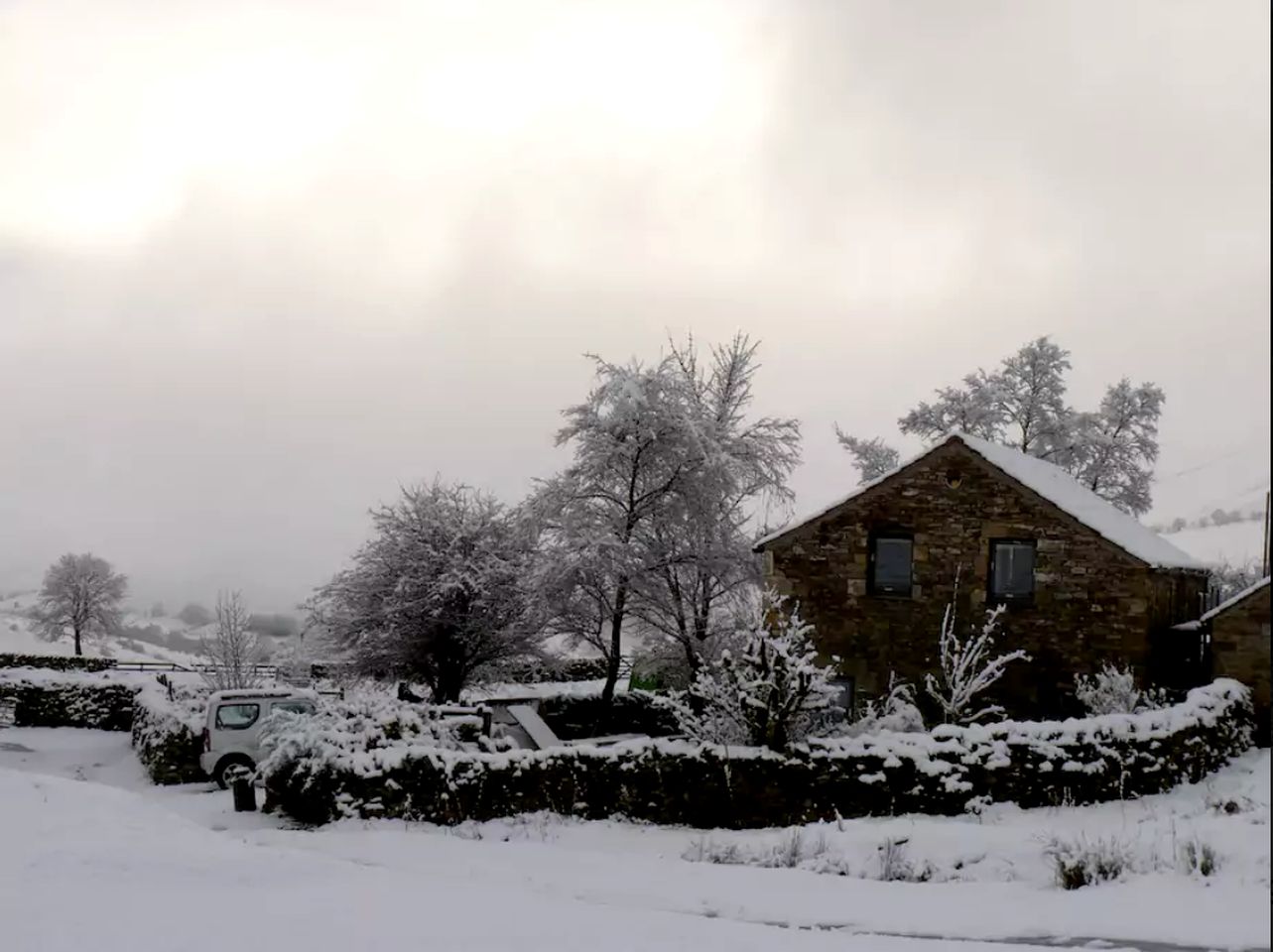 Traditional Stone Cottage Rental with a Fireplace in the Yorkshire Dales of England