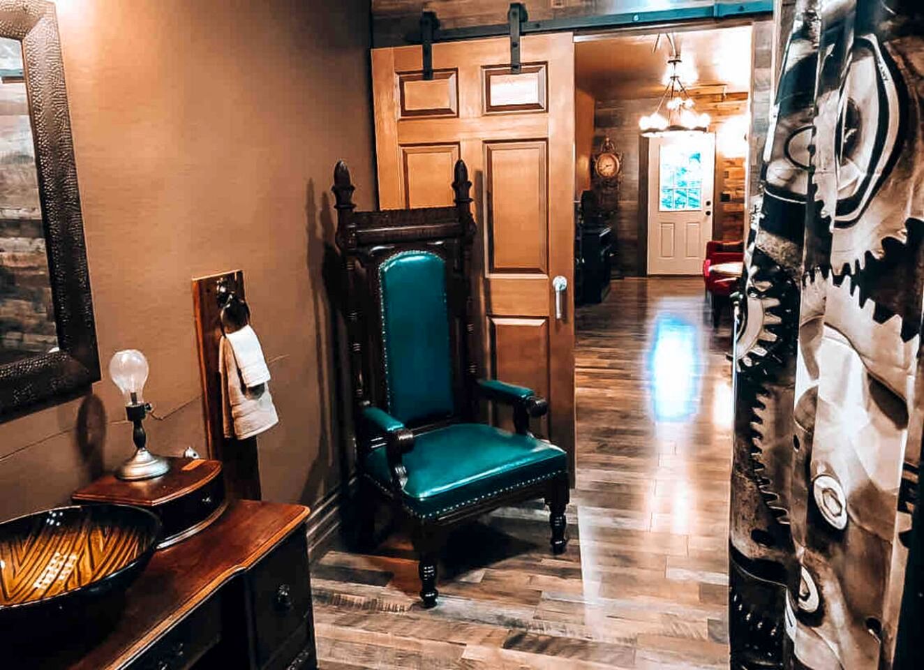 Unique Steampunk Tiny House Rental in Swan Valley, Idaho near Jackson Hole