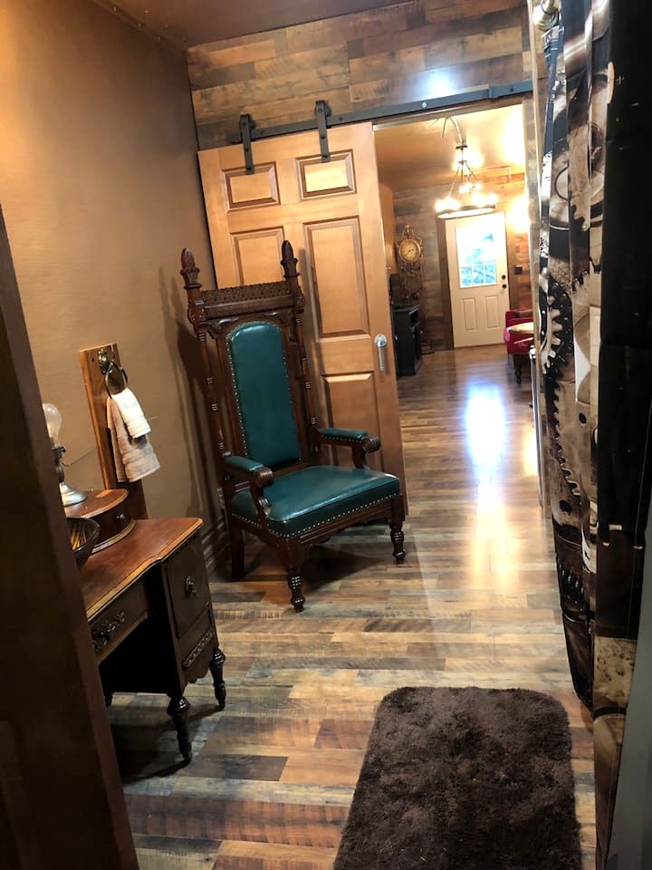 Unique Steampunk Tiny House Rental in Swan Valley, Idaho near Jackson Hole