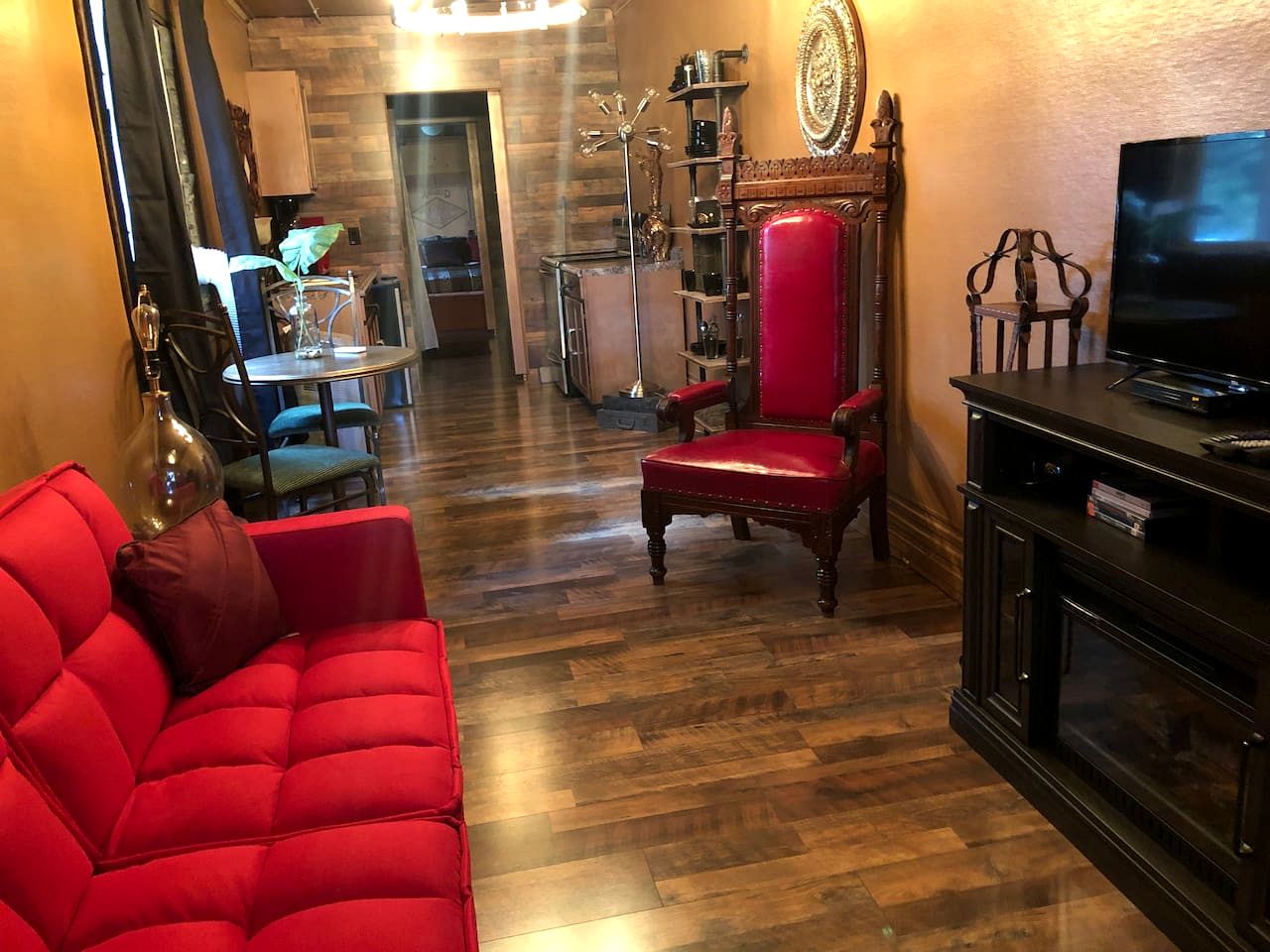 Unique Steampunk Tiny House Rental in Swan Valley, Idaho near Jackson Hole