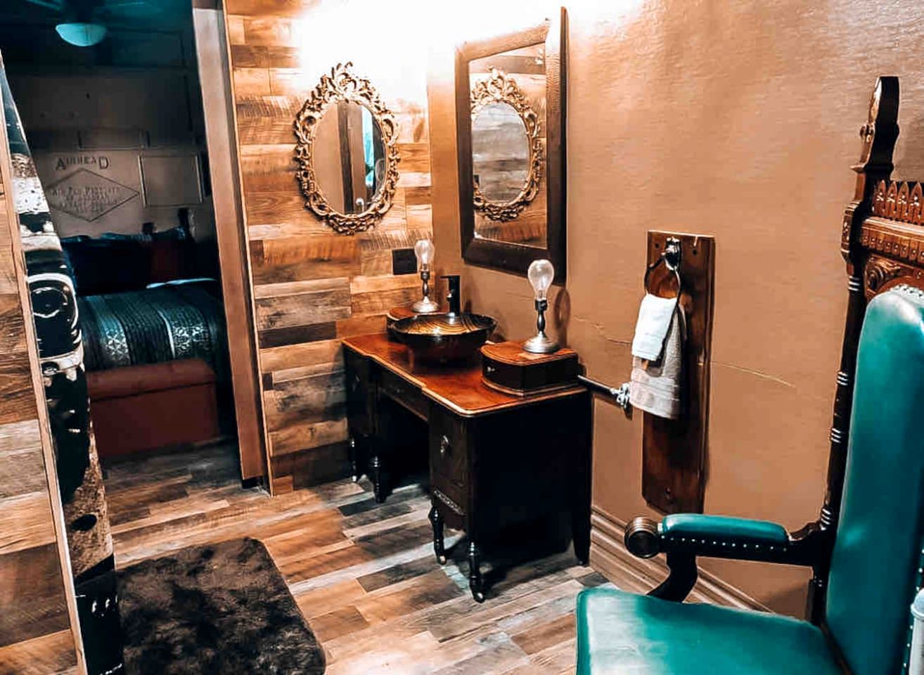 Unique Steampunk Tiny House Rental in Swan Valley, Idaho near Jackson Hole
