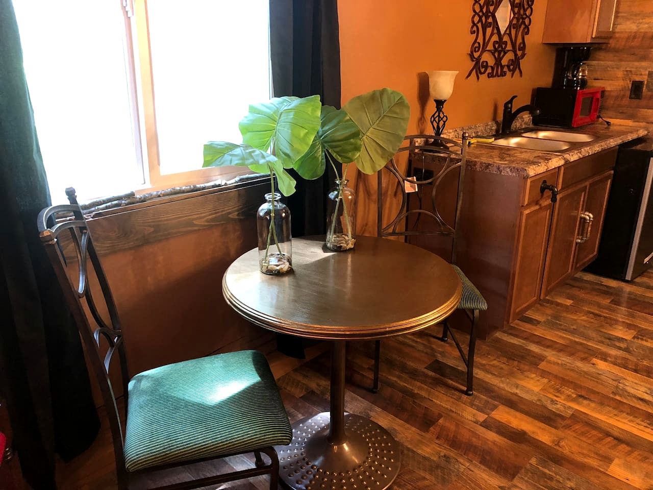 Unique Steampunk Tiny House Rental in Swan Valley, Idaho near Jackson Hole