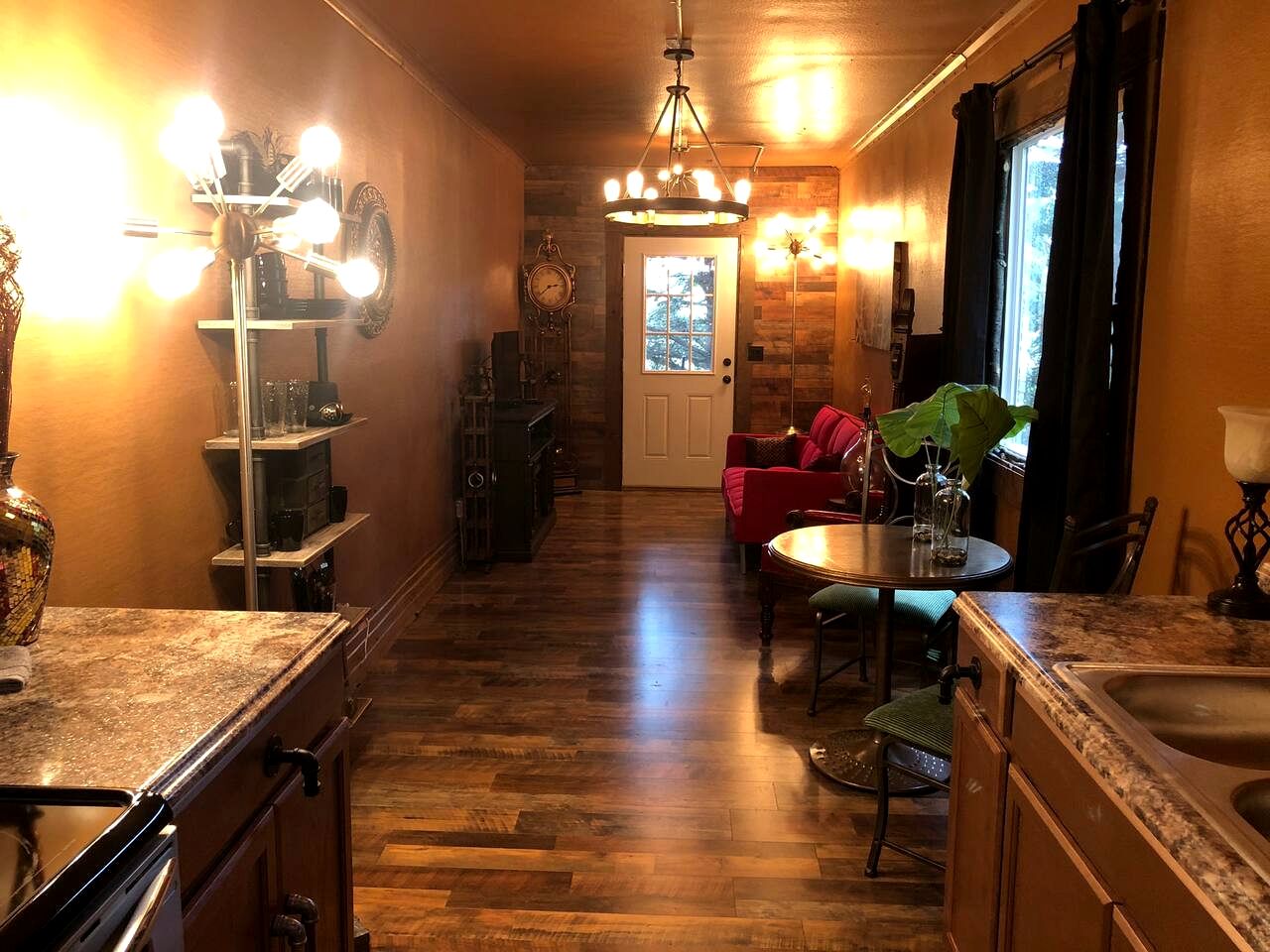 Unique Steampunk Tiny House Rental in Swan Valley, Idaho near Jackson Hole