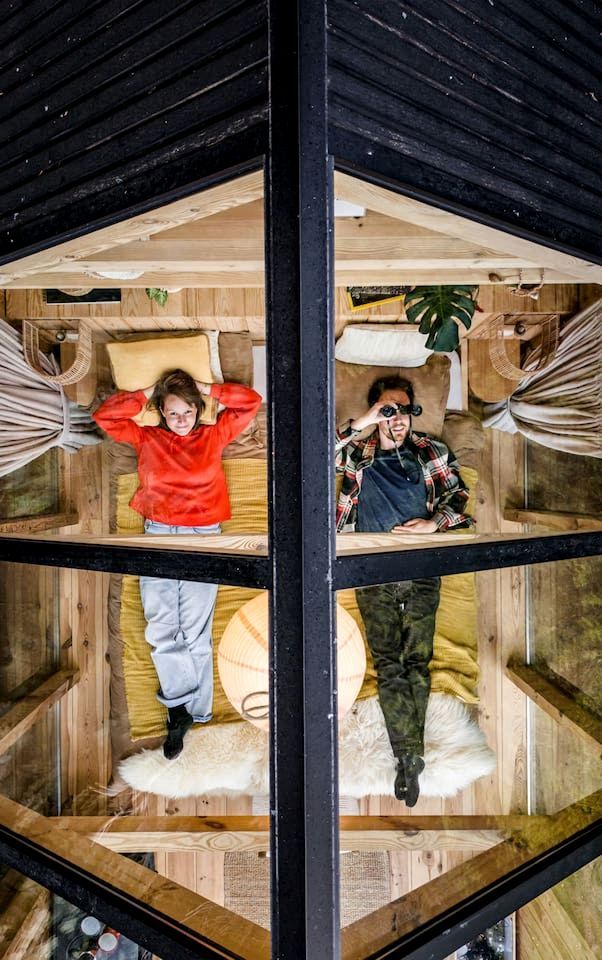 Cozy Glass Cabin with Stargazing Experience near De Merode Nature Park in Westerlo, Flanders