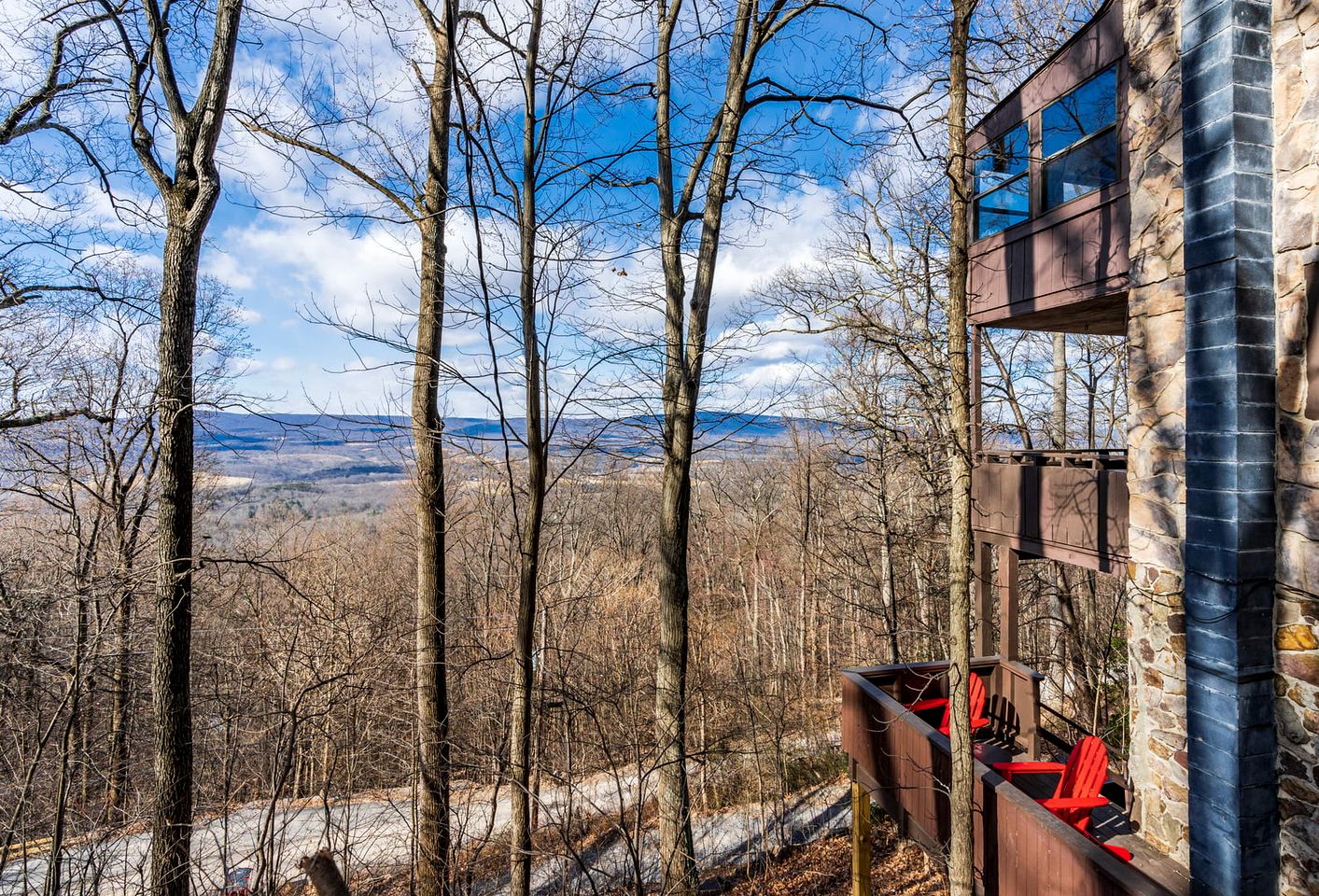 Stone Cabin with Amazing Views, Hot Tub, Fire Pit and Game Room Perfect for Your Gerrardstown, WV Getaway