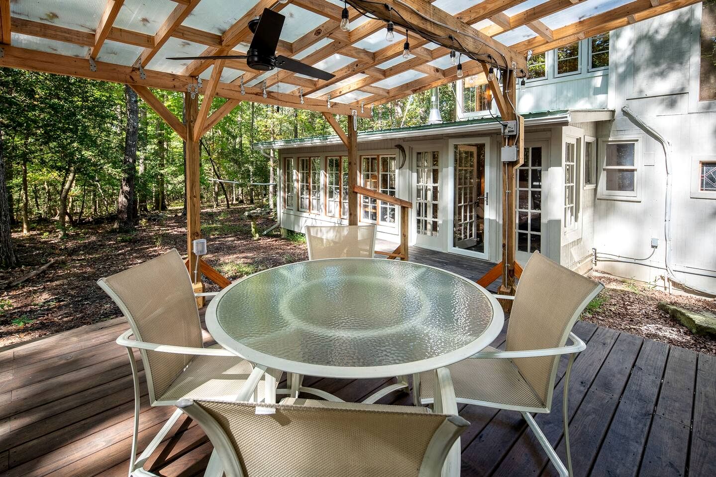 Unique Artistic Cabin Nestled in the Trees for a Peaceful Escape near Chapel Hill, North Carolina