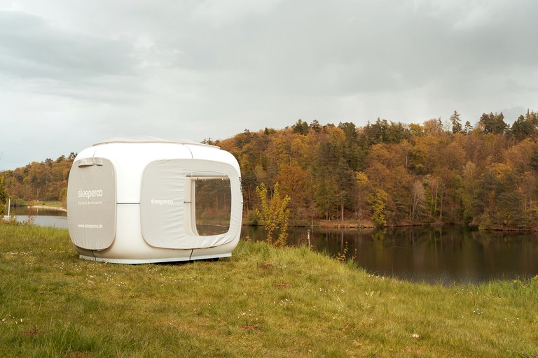 Amazing Riverfront Cube Bubble in Wetterburg, Hessen
