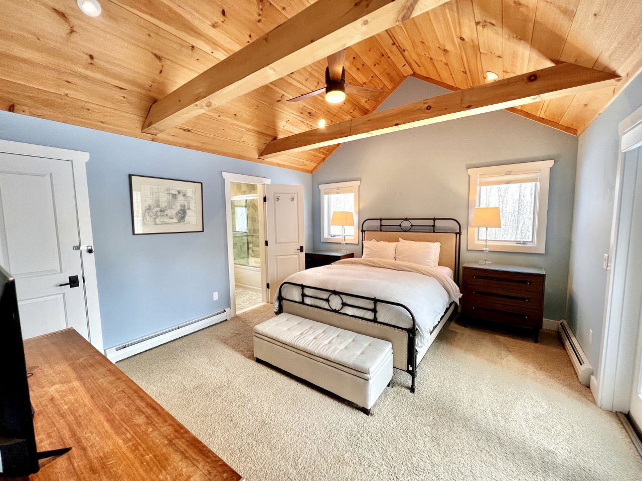 Mountain Retreat with Outdoor Living Space and Ping Pong Table in Vermont