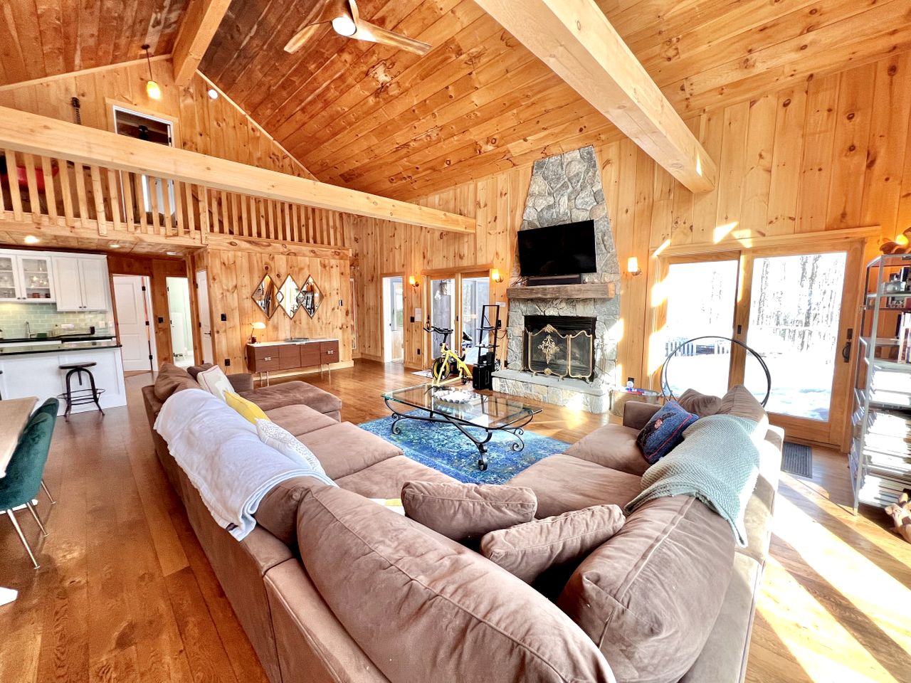 Mountain Retreat with Outdoor Living Space and Ping Pong Table in Vermont