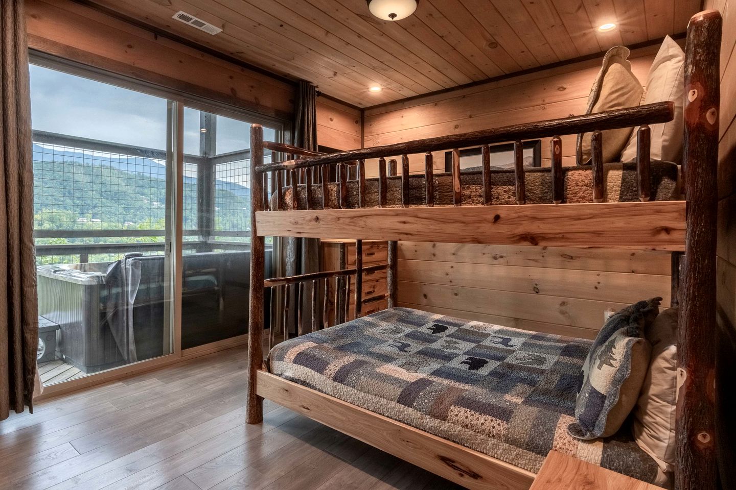 Scenic Smoky Mountain Cabin with Theater & Game Room near Gatlinburg, Tennessee