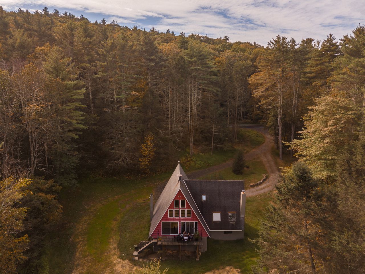 Stunning A-Frame Cabin Rental in the Catskills near Albany, New York