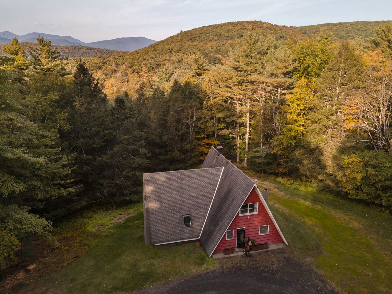 Stunning A-Frame Cabin Rental in the Catskills near Albany, New York