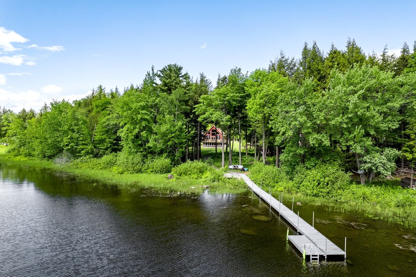 Stunning Cabin Surrounded by Trees and Fire Pit Provided in Bowerbank, Maine