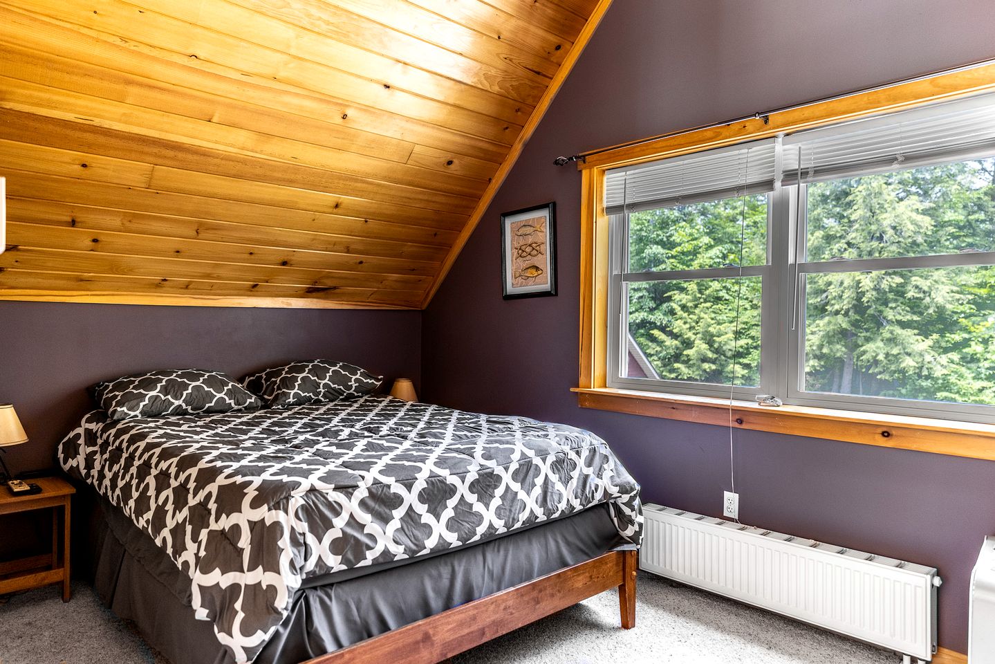 Stunning Cabin Surrounded by Trees and Fire Pit Provided in Bowerbank, Maine
